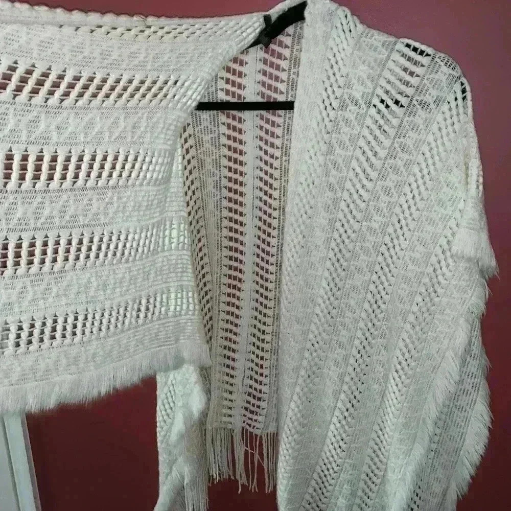 Cejon White Cover Cardigan - Picture 5 of 7